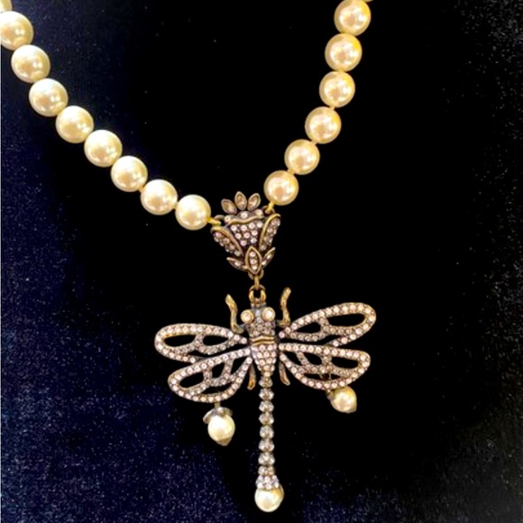 Heidi Daus Dragonfly necklace